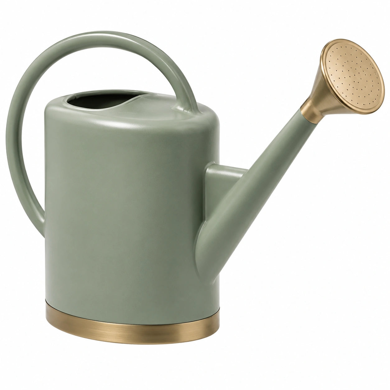 Arrosoir Vert avec Finitions Dorées, 2L