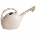 Arrosoir beige 5L avec bec long et poignée ergonomique