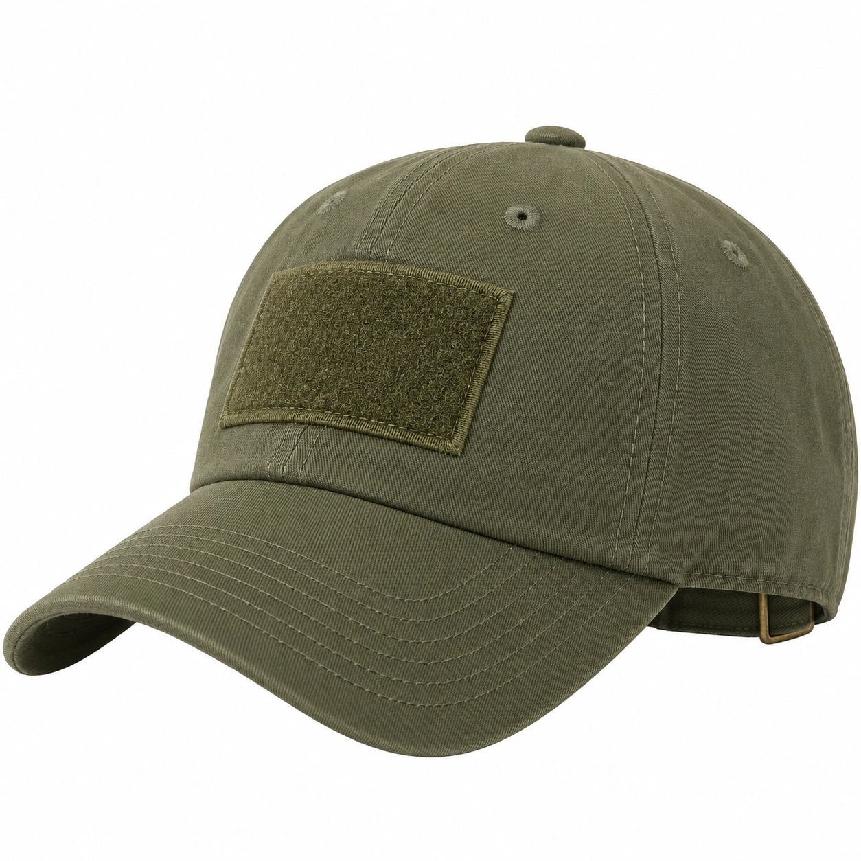 Casquette de baseball tactique verte avec velcro