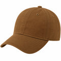 Casquette de baseball unisexe marron ajustable